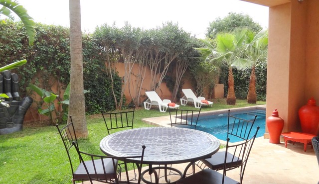 SPACIOUS CHARMING VILLA ON GOLF COURSE - PRIVATE POOL - 4 BEDROOMS-MARRAKECH-GOLF
