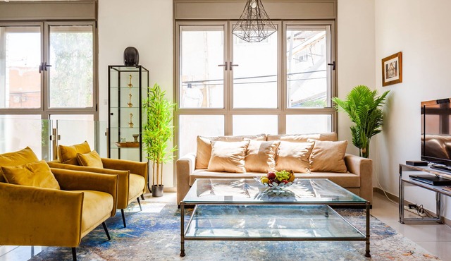 Spacious duplex in the kerem - 3 minutes from the beach