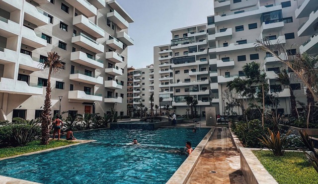 sunset apartment with sea view in fabulous Zenata Eco city Casablanca