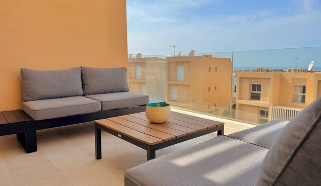 The Aesthetic Loft with view and pools access in Taghazout Bay