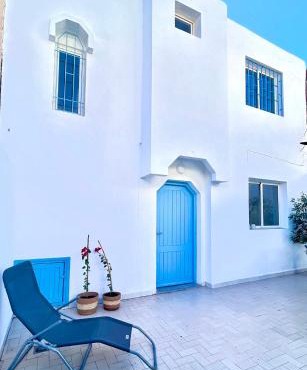 Villa Bleue Agadir climatisée-centre-3chambres
