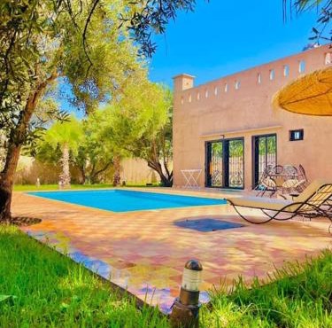 Villa des tortues 3 Marrakech piscine chaufée privative sans vis à vis