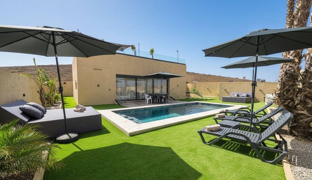 Villa Marrakech heated pool - Rooftop