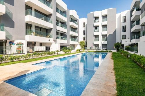 ZS house harhoura vue sur piscine