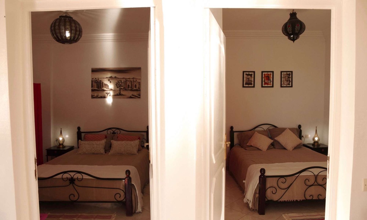 Tamraght Apartment | 5 min from beach, flat 80 m² terrace ideal family/surfeur peaceful typical Berber village