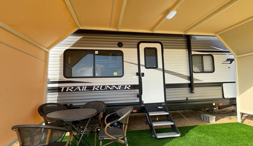 Basic Mobile Home, Garden View