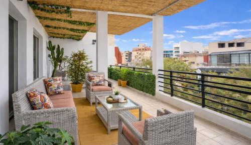 Three-Bedroom Premium Apartment with Balcony
