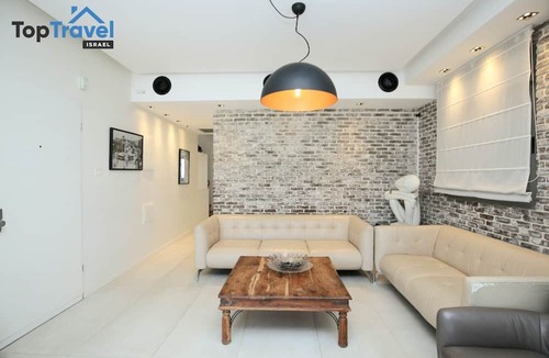 Kerem HaTeimanim Apartment | LUXURY DUPLEX PENTHOUSE w/HUGE TERRACE & OCEAN VIEW