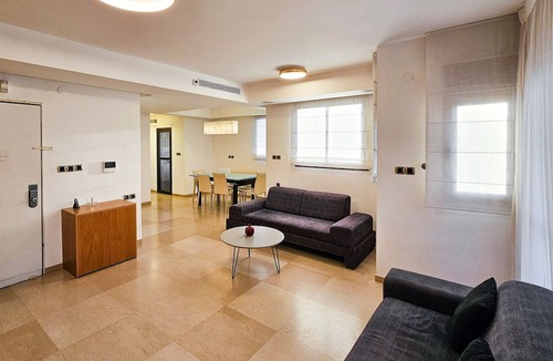 Tel Aviv Promenade Apartment | MAMAD Upscale Family Home with Balcony, Parking next to Beach by FeelHome