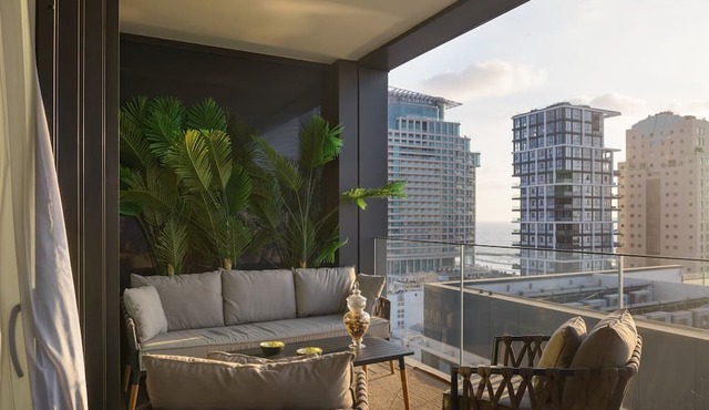 MAMAD Luxury 2BR with Terrace & Sea View by FeelHome